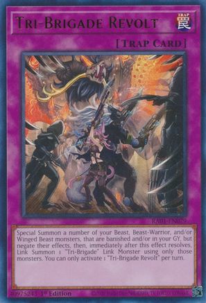 Tri-Brigade Revolt (UR) (RA01-EN079) - 25th Anniversary Rarity Collection 1st Edition