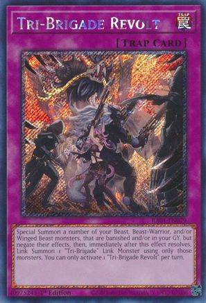 Tri-Brigade Revolt (Platinum Secret Rare) (RA01-EN079) - 25th Anniversary Rarity Collection 1st Edition