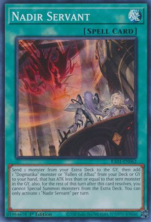 Nadir Servant (RA01-EN062) - 25th Anniversary Rarity Collection 1st Edition
