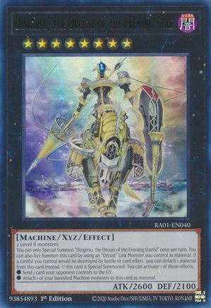 Dingirsu, the Orcust of the Evening Star (UR) (RA01-EN040) - 25th Anniversary Rarity Collection 1st Edition