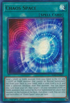 Chaos Space (UR) (RA01-EN065) - 25th Anniversary Rarity Collection 1st Edition