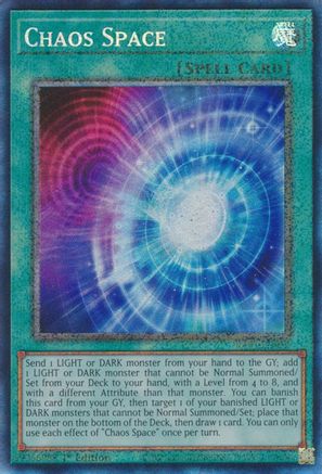 Chaos Space (PCR) (RA01-EN065) - 25th Anniversary Rarity Collection 1st Edition