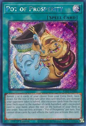 Pot of Prosperity (Platinum Secret Rare) (RA01-EN066) - 25th Anniversary Rarity Collection 1st Edition