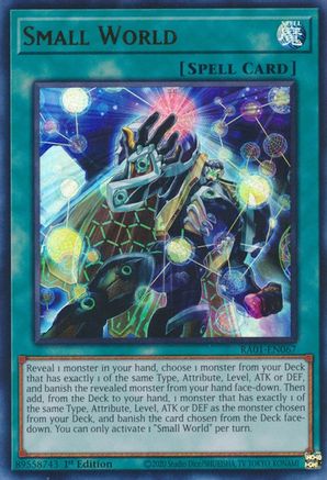 Small World (UR) (RA01-EN067) - 25th Anniversary Rarity Collection 1st Edition