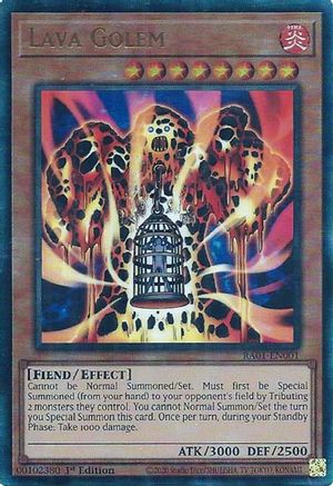 Lava Golem (PUR) (RA01-EN001) - 25th Anniversary Rarity Collection 1st Edition