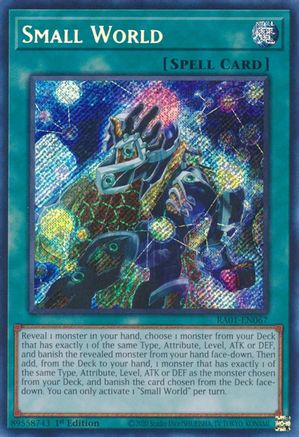 Small World (Secret Rare) (RA01-EN067) - 25th Anniversary Rarity Collection 1st Edition