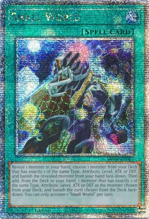 Small World (Quarter Century Secret Rare) (RA01-EN067) - 25th Anniversary Rarity Collection 1st Edition