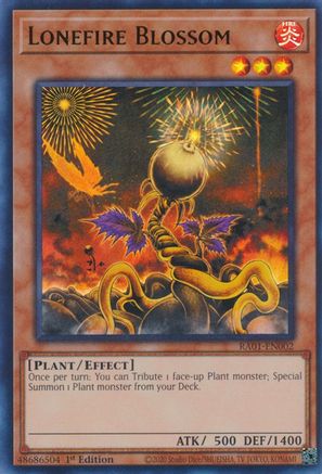Lonefire Blossom (UR) (RA01-EN002) - 25th Anniversary Rarity Collection 1st Edition