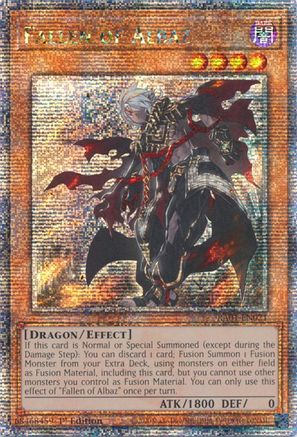 Fallen of Albaz (Quarter Century Secret Rare) (RA01-EN021) - 25th Anniversary Rarity Collection 1st Edition