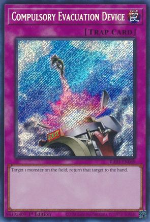 Compulsory Evacuation Device (Secret Rare) (RA01-EN069) - 25th Anniversary Rarity Collection 1st Edition