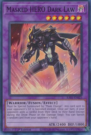 Masked HERO Dark Law (RA01-EN025) - 25th Anniversary Rarity Collection 1st Edition