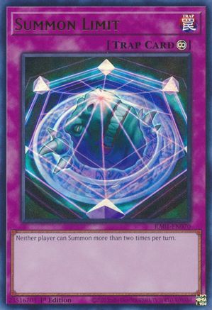 Summon Limit (UR) (RA01-EN070) - 25th Anniversary Rarity Collection 1st Edition