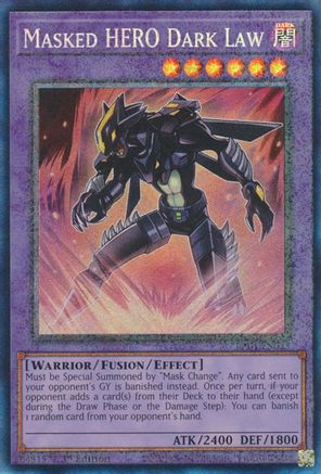 Masked HERO Dark Law (PCR) (RA01-EN025) - 25th Anniversary Rarity Collection 1st Edition