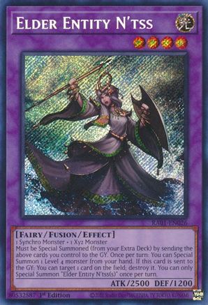 Elder Entity N'tss (Secret Rare) (RA01-EN026) - 25th Anniversary Rarity Collection 1st Edition