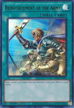 Reinforcement of the Army (UR) (RA01-EN051) - 25th Anniversary Rarity Collection 1st Edition