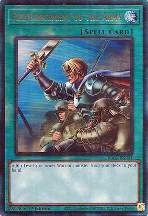 Reinforcement of the Army (PUR) (RA01-EN051) - 25th Anniversary Rarity Collection 1st Edition