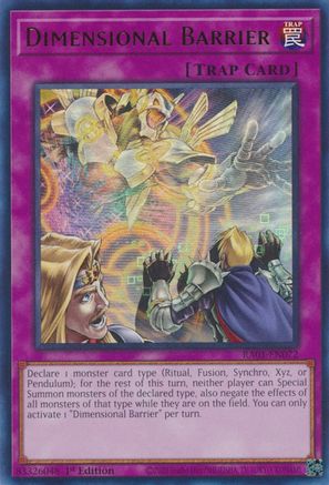 Dimensional Barrier (UR) (RA01-EN072) - 25th Anniversary Rarity Collection 1st Edition