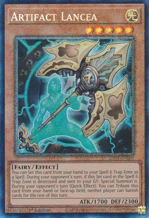 Artifact Lancea (PCR) (RA01-EN006) - 25th Anniversary Rarity Collection 1st Edition