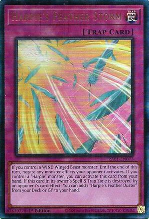 Harpie's Feather Storm (PUR) (RA01-EN073) - 25th Anniversary Rarity Collection 1st Edition