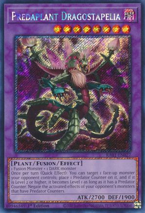 Predaplant Dragostapelia (Platinum Secret Rare) (RA01-EN027) - 25th Anniversary Rarity Collection 1st Edition
