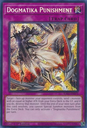 Dogmatika Punishment (Secret Rare) (RA01-EN076) - 25th Anniversary Rarity Collection 1st Edition