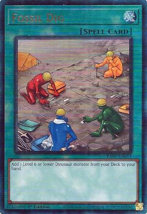 Fossil Dig (PUR) (RA01-EN053) - 25th Anniversary Rarity Collection 1st Edition