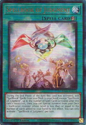 Spellbook of Judgment (PUR) (RA01-EN054) - 25th Anniversary Rarity Collection 1st Edition