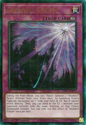 Shaddoll Schism (PUR) (RA01-EN077) - 25th Anniversary Rarity Collection 1st Edition