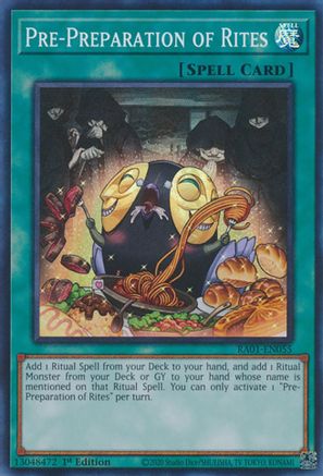 Pre-Preparation of Rites (RA01-EN055) - 25th Anniversary Rarity Collection 1st Edition