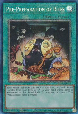 Pre-Preparation of Rites (PCR) (RA01-EN055) - 25th Anniversary Rarity Collection 1st Edition