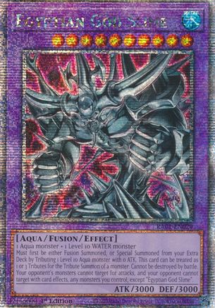 Egyptian God Slime (Quarter Century Secret Rare) (RA01-EN029) - 25th Anniversary Rarity Collection 1st Edition