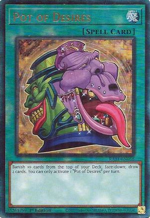 Pot of Desires (PUR) (RA01-EN056) - 25th Anniversary Rarity Collection 1st Edition
