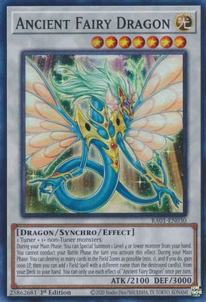 Ancient Fairy Dragon (RA01-EN030) - 25th Anniversary Rarity Collection 1st Edition