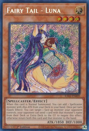 Fairy Tail - Luna (Secret Rare) (RA01-EN009) - 25th Anniversary Rarity Collection 1st Edition