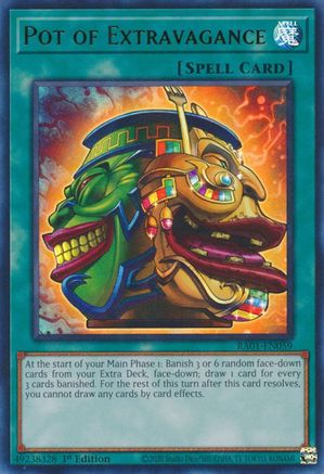 Pot of Extravagance (UR) (RA01-EN059) - 25th Anniversary Rarity Collection 1st Edition