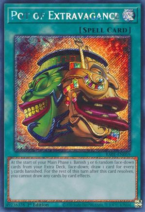 Pot of Extravagance (Platinum Secret Rare) (RA01-EN059) - 25th Anniversary Rarity Collection 1st Edition