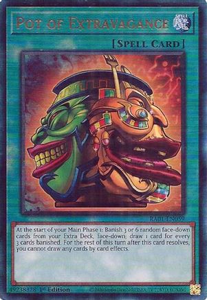 Pot of Extravagance (PUR) (RA01-EN059) - 25th Anniversary Rarity Collection 1st Edition