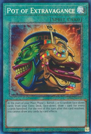 Pot of Extravagance (PCR) (RA01-EN059) - 25th Anniversary Rarity Collection 1st Edition