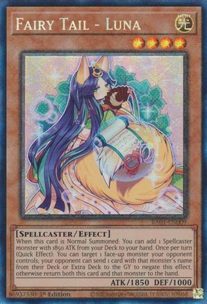 Fairy Tail - Luna (PCR) (RA01-EN009) - 25th Anniversary Rarity Collection 1st Edition
