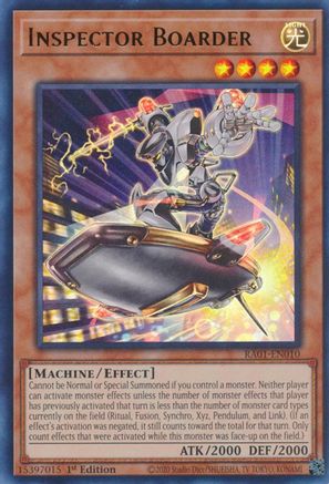 Inspector Boarder (UR) (RA01-EN010) - 25th Anniversary Rarity Collection 1st Edition