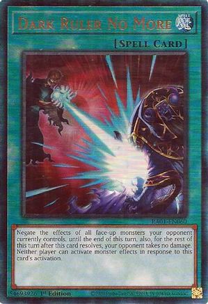 Dark Ruler No More (PUR) (RA01-EN060) - 25th Anniversary Rarity Collection 1st Edition
