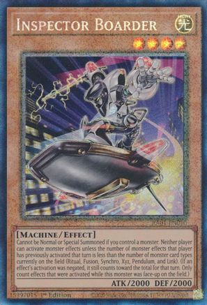 Inspector Boarder (PCR) (RA01-EN010) - 25th Anniversary Rarity Collection 1st Edition