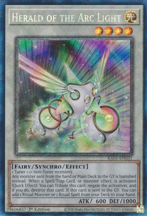 Herald of the Arc Light (PCR) (RA01-EN031) - 25th Anniversary Rarity Collection 1st Edition