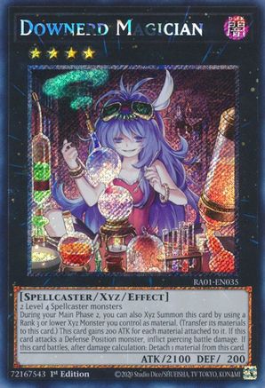Downerd Magician (Platinum Secret Rare) (RA01-EN035) - 25th Anniversary Rarity Collection 1st Edition