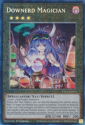 Downerd Magician (PCR) (RA01-EN035) - 25th Anniversary Rarity Collection 1st Edition