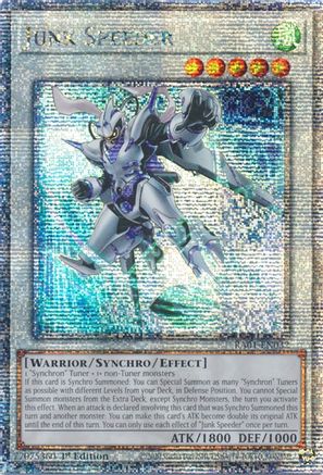 Junk Speeder (Quarter Century Secret Rare) (RA01-EN032) - 25th Anniversary Rarity Collection 1st Edition