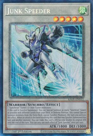Junk Speeder (PCR) (RA01-EN032) - 25th Anniversary Rarity Collection 1st Edition