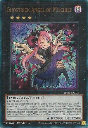 Ghostrick Angel of Mischief (PUR) (RA01-EN036) - 25th Anniversary Rarity Collection 1st Edition