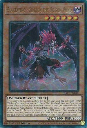 Blackwing - Simoon the Poison Wind (PUR) (RA01-EN012) - 25th Anniversary Rarity Collection 1st Edition