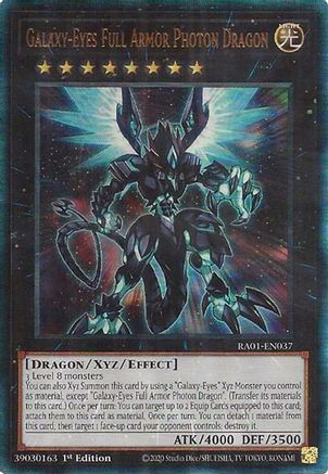 Galaxy-Eyes Full Armor Photon Dragon (PUR) (RA01-EN037) - 25th Anniversary Rarity Collection 1st Edition